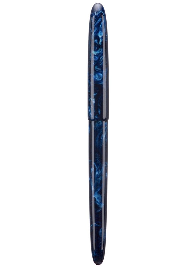 Asvine C80 Fountain Pen #8 Extra Fine Nib Large Handcraft Pen with Converter Pen Box Collection Set (Galaxy Blue) - Image 2